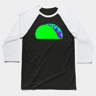 'Neon Taco' Awesome Electronic Bright Baseball T-Shirt